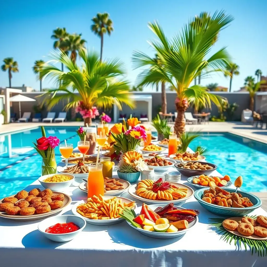 Absolute Pool Party Buffet Ideas in Los Angeles