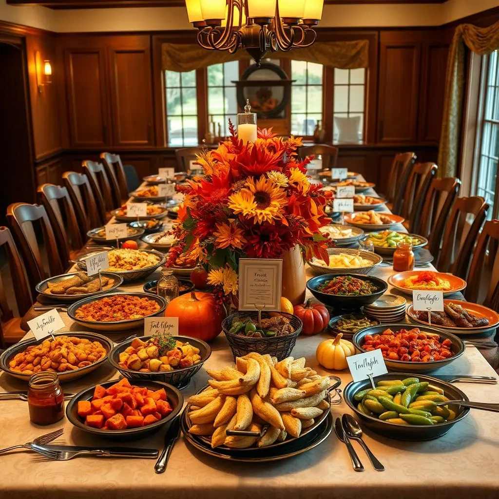 Practical Tips for a StressFree Thanksgiving Buffet: Setup & Serving