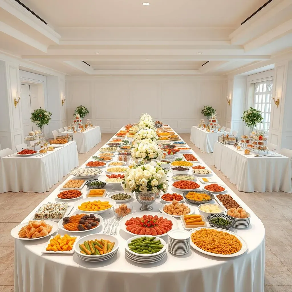 Practical Tips for Setting Up Wedding Buffet Tables