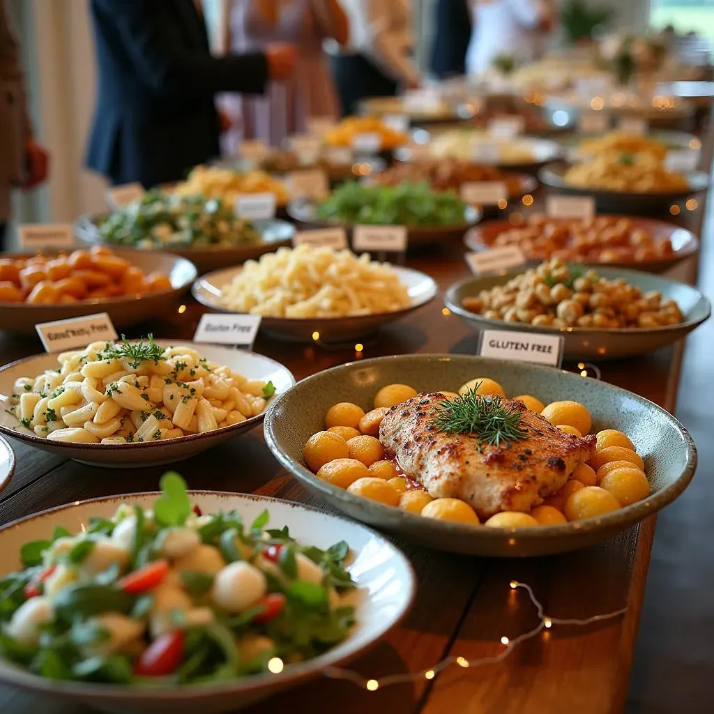 Practical Tips for Styling Your Wedding Buffet Setup