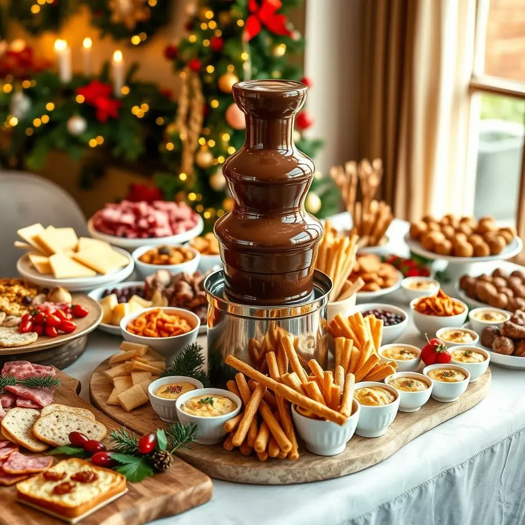 Savory Sides: Balancing Sweet and Savory at Your Christmas Buffet with Chocolate Fountain