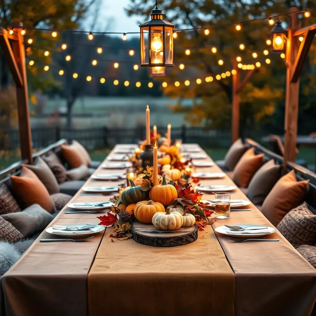 Setting the Mood: Decorations and Ambiance for Your Outdoor Thanksgiving Buffet