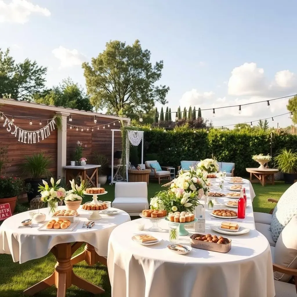 Setting the Scene: Decor & Ambiance for Your Outdoor Baby Shower Buffet