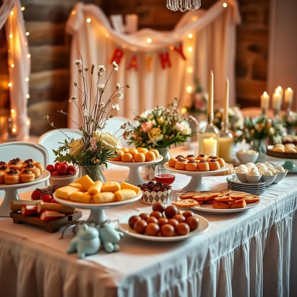 Setting the Scene: Decorations for a Charming Baby Shower Buffet