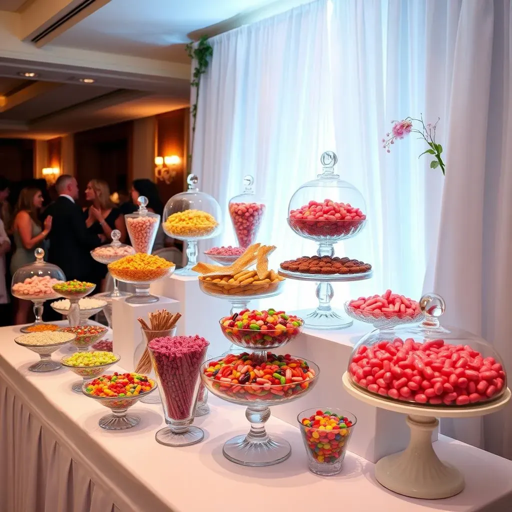 Setting the Scene: Displaying Your Candy Buffet at the Wedding Reception