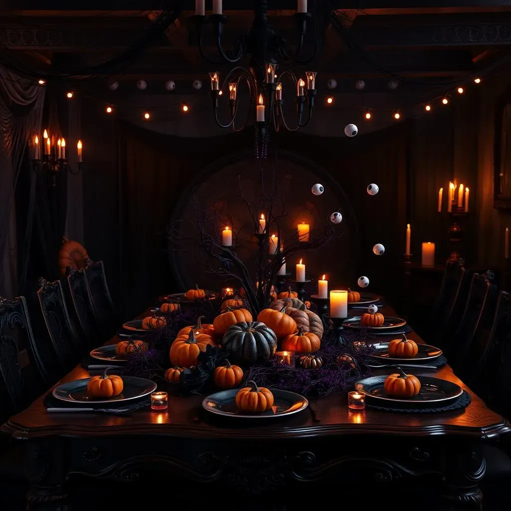 Setting the Scene: DIY Halloween Buffet Decorations