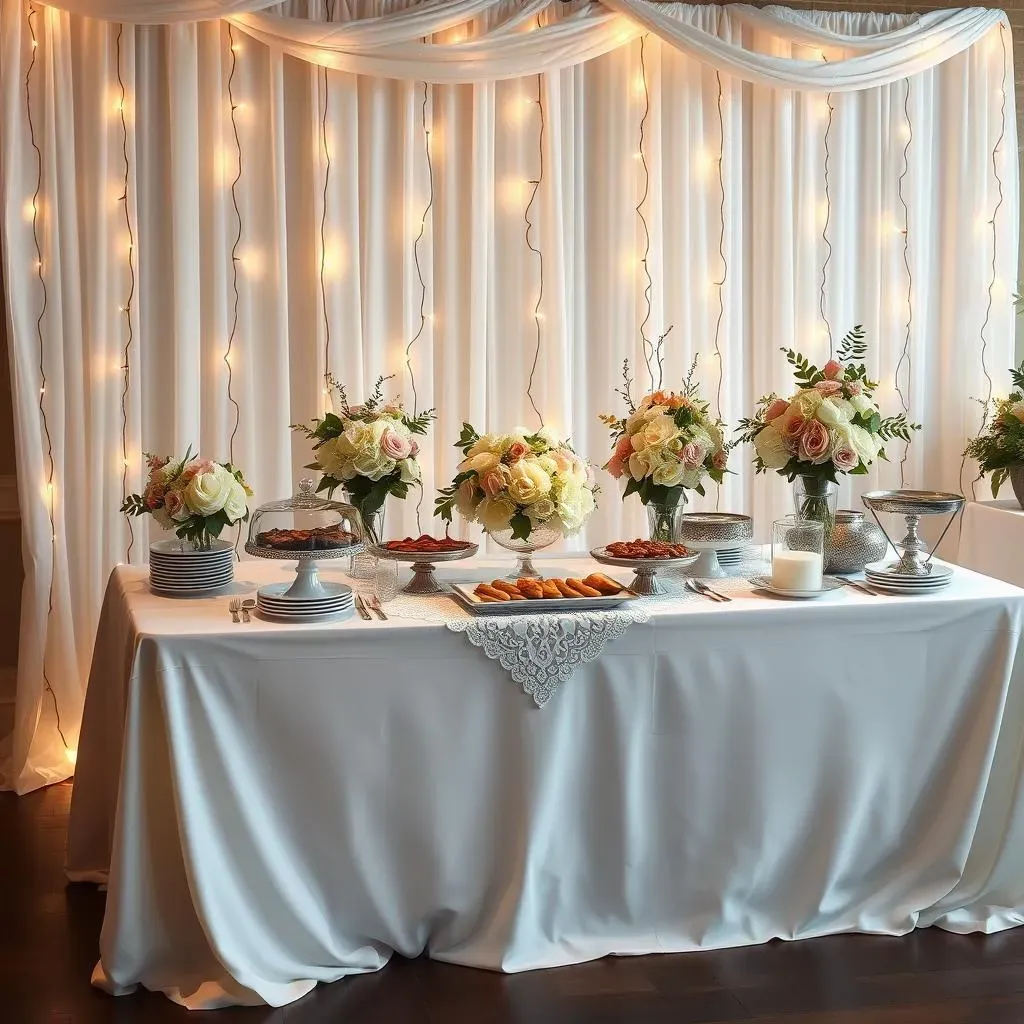 Setting the Scene: Foundation Wedding Buffet Table Decorating Ideas
