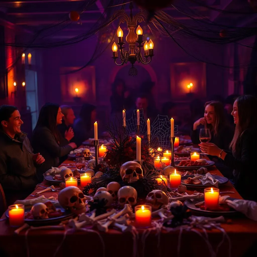 Setting the Scene: Spooky Buffet Decorations & Themes