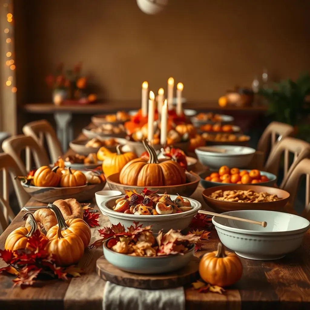 Setting the Scene: Thanksgiving Buffet Decor & Ambiance