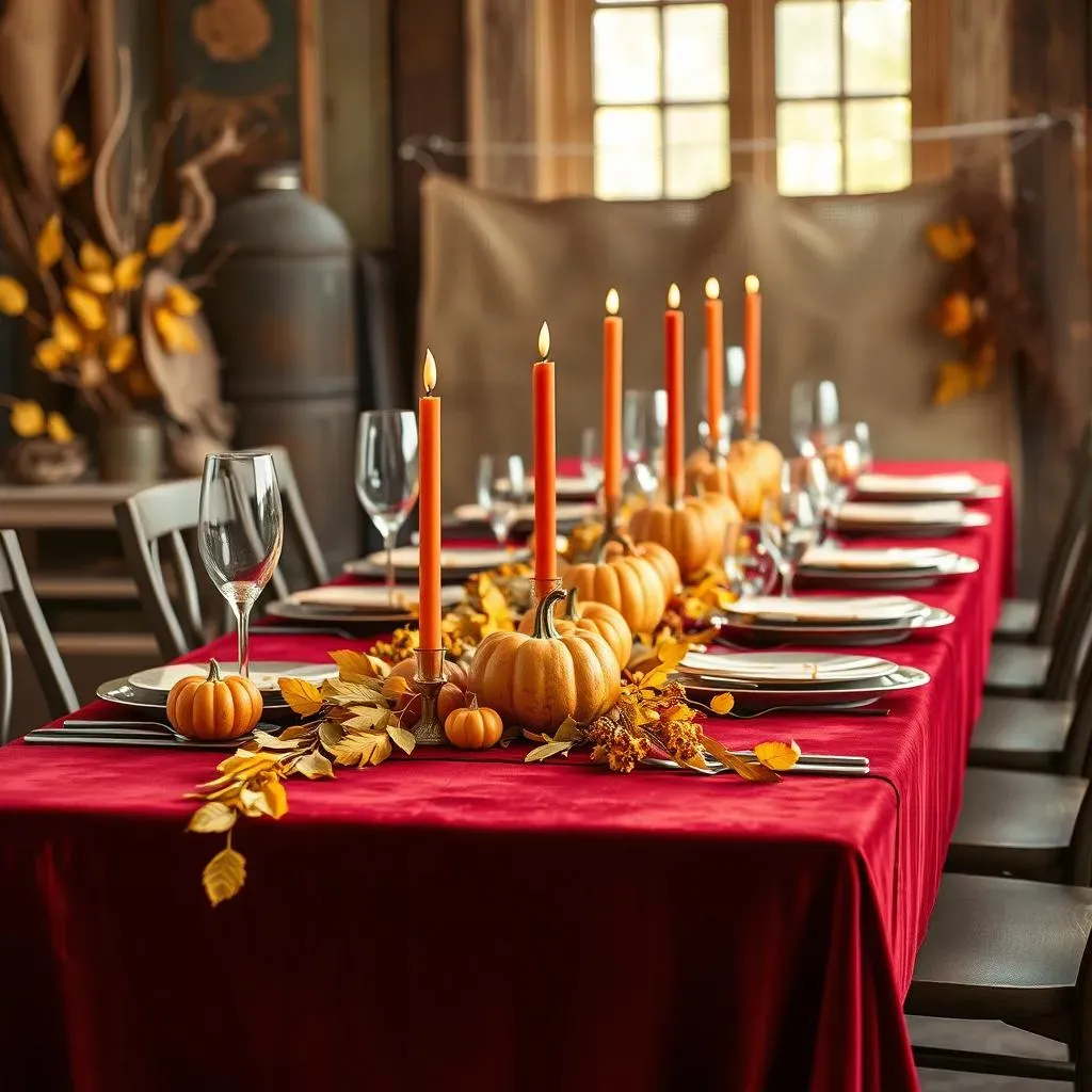 Setting the Scene: Thanksgiving Buffet Ideas with Fall Decorations