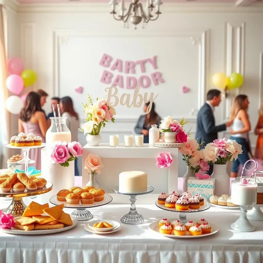 Setting Up Your Baby Shower Buffet with a Milk Bar