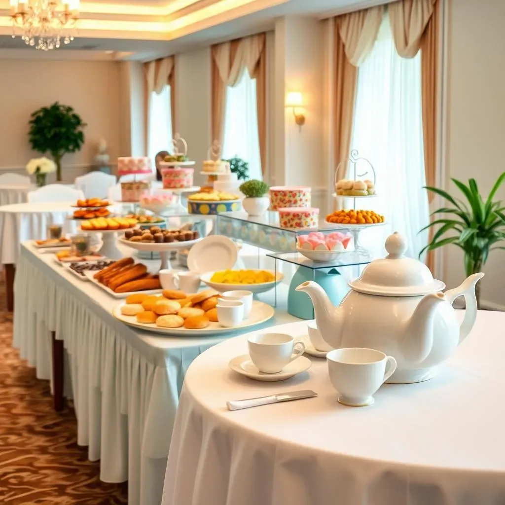 Setting Up Your Baby Shower Buffet with a Tea Station