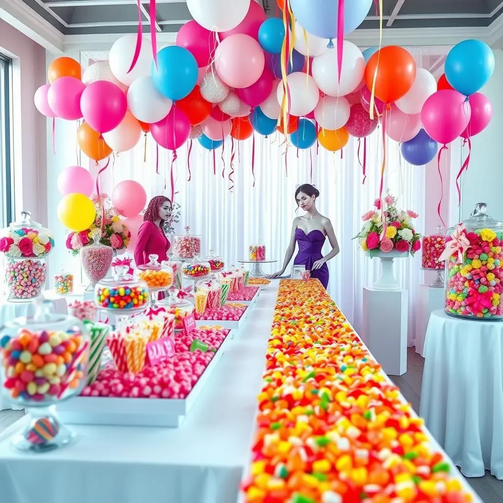 Setting Up Your Candy Buffet with Taffy Stations: Design & Decor