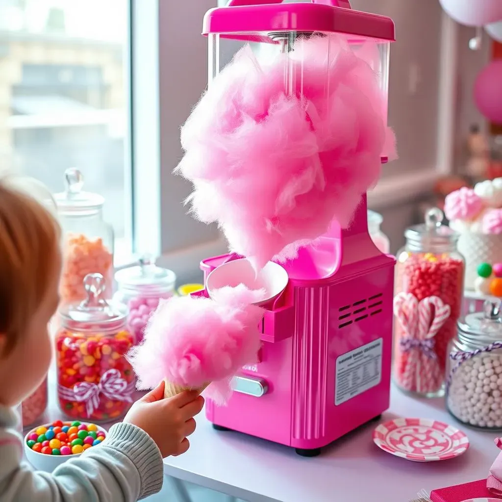 Setting Up Your Candy Floss Machine for a Candy Buffet