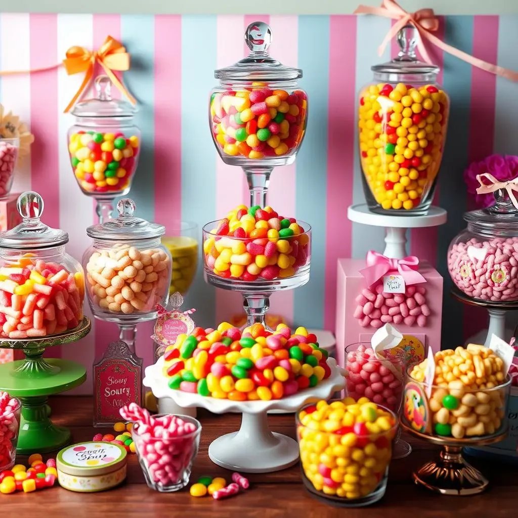 Setting Up Your Sour Candy Buffet: Displays & Decorations