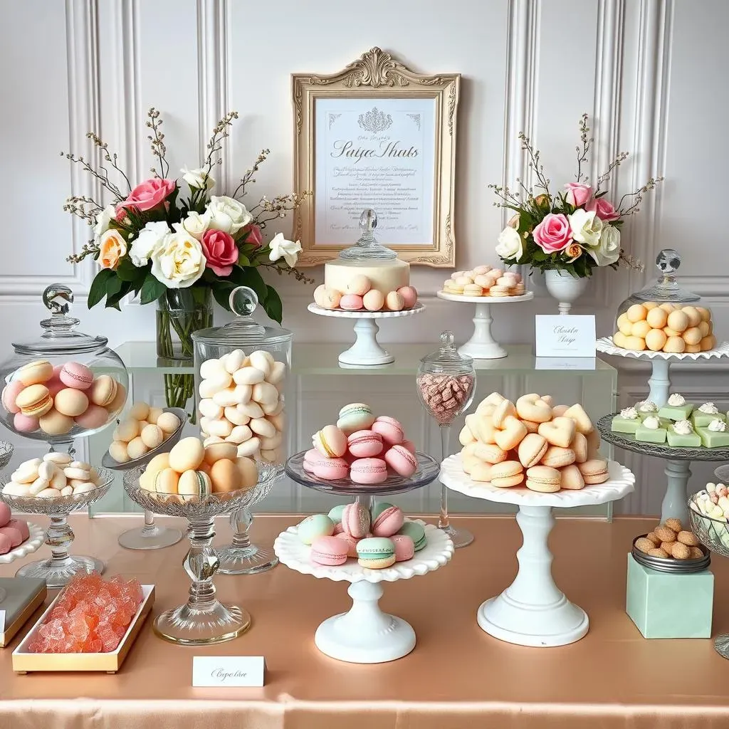 Sophisticated Sweets: Elegant Candy Buffet Ideas with Colored Candies for Adult Events