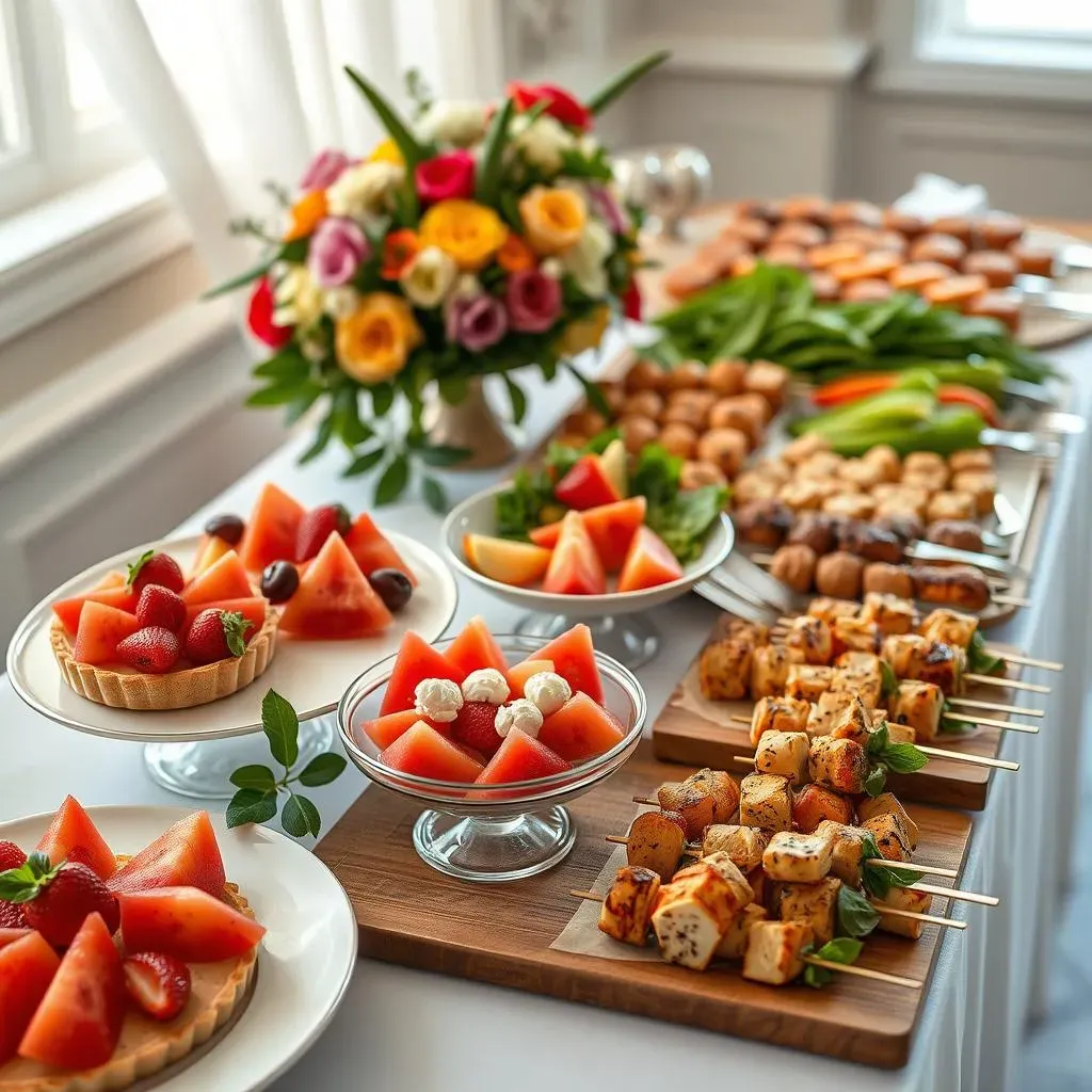 Spring & Summer Wedding Buffet Ideas with Seasonal Menus