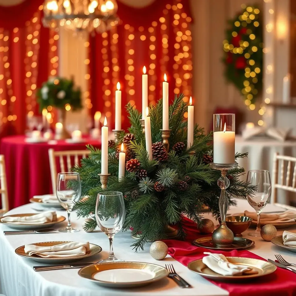 Stunning Christmas Buffet Decoration Ideas for Weddings