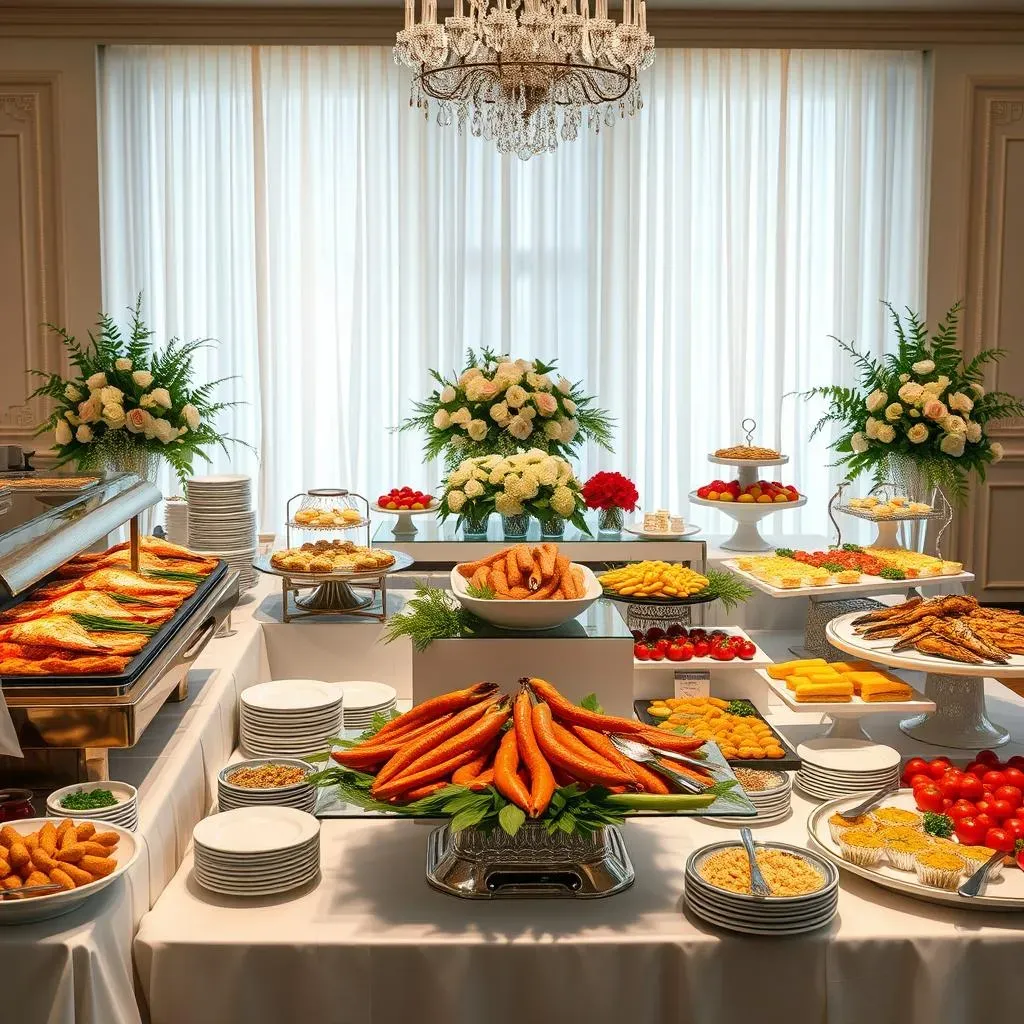 Styling Your Wedding Buffet: Presentation Tips for Large Wedding Buffets