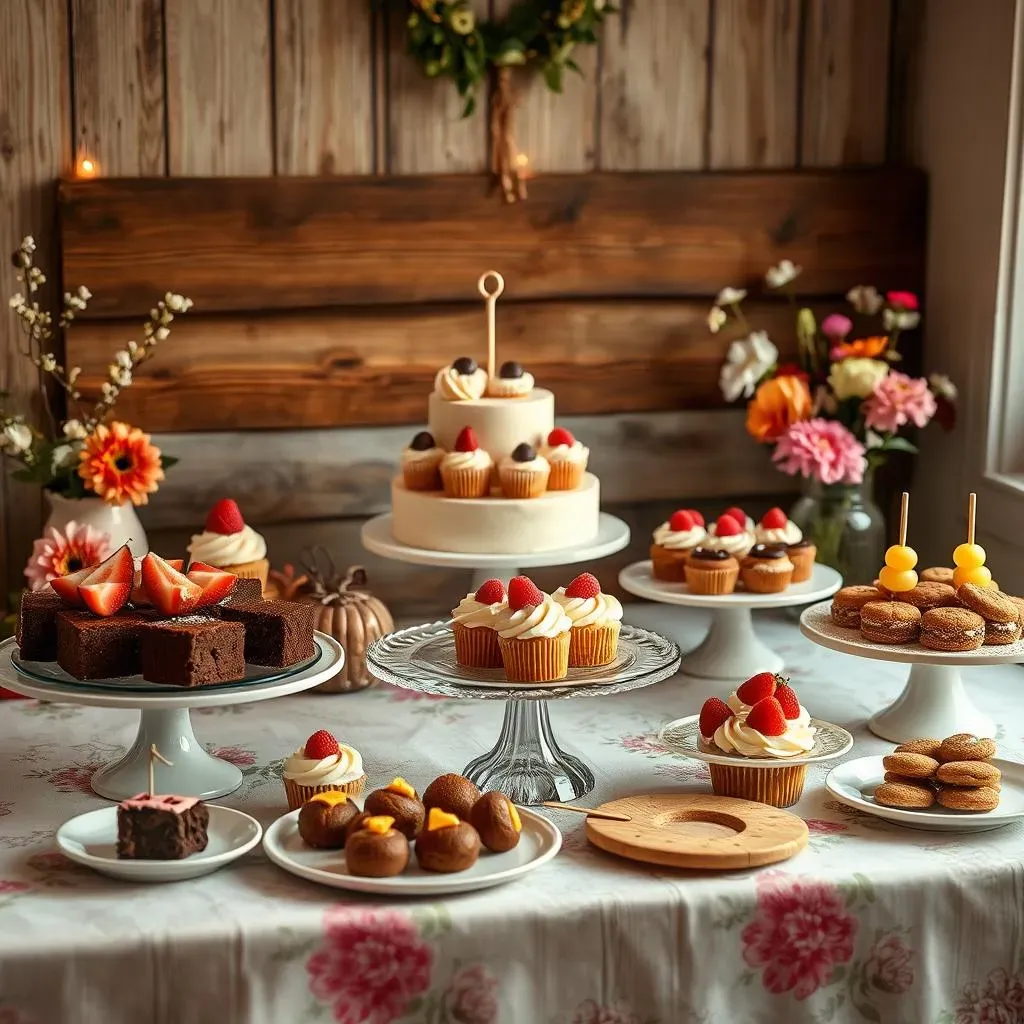 Sweet Endings: Dessert Wedding Shower Buffet Ideas