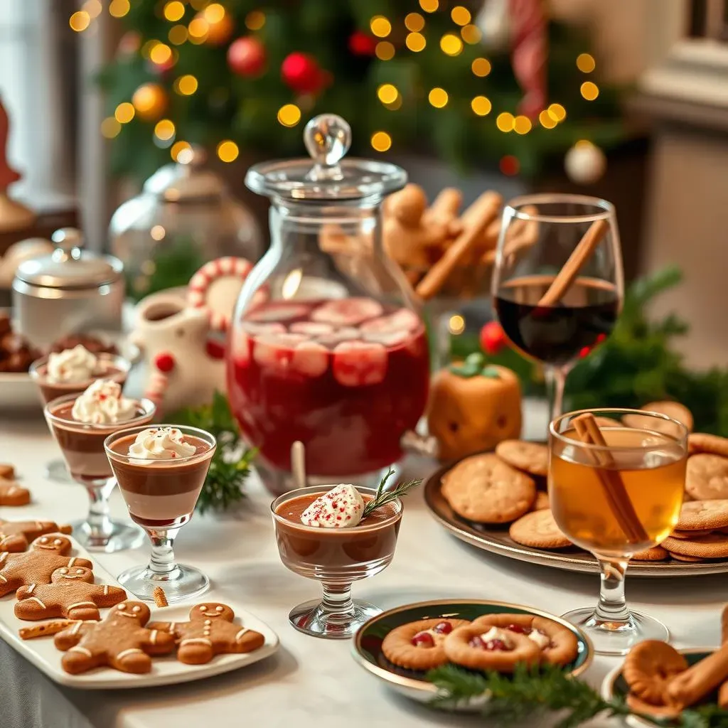 Sweet Endings & Festive Drinks: Completing Your Christmas Buffet Menu Ideas