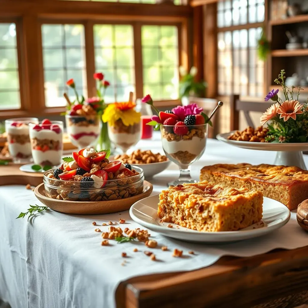 Sweet & Savory Brunch Buffet Ideas with Granola Bars