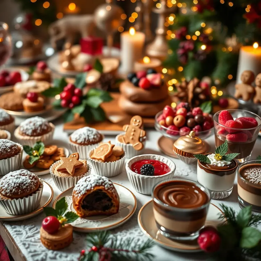 Sweet Treats and Festive Desserts for a Christmas Buffet Finale