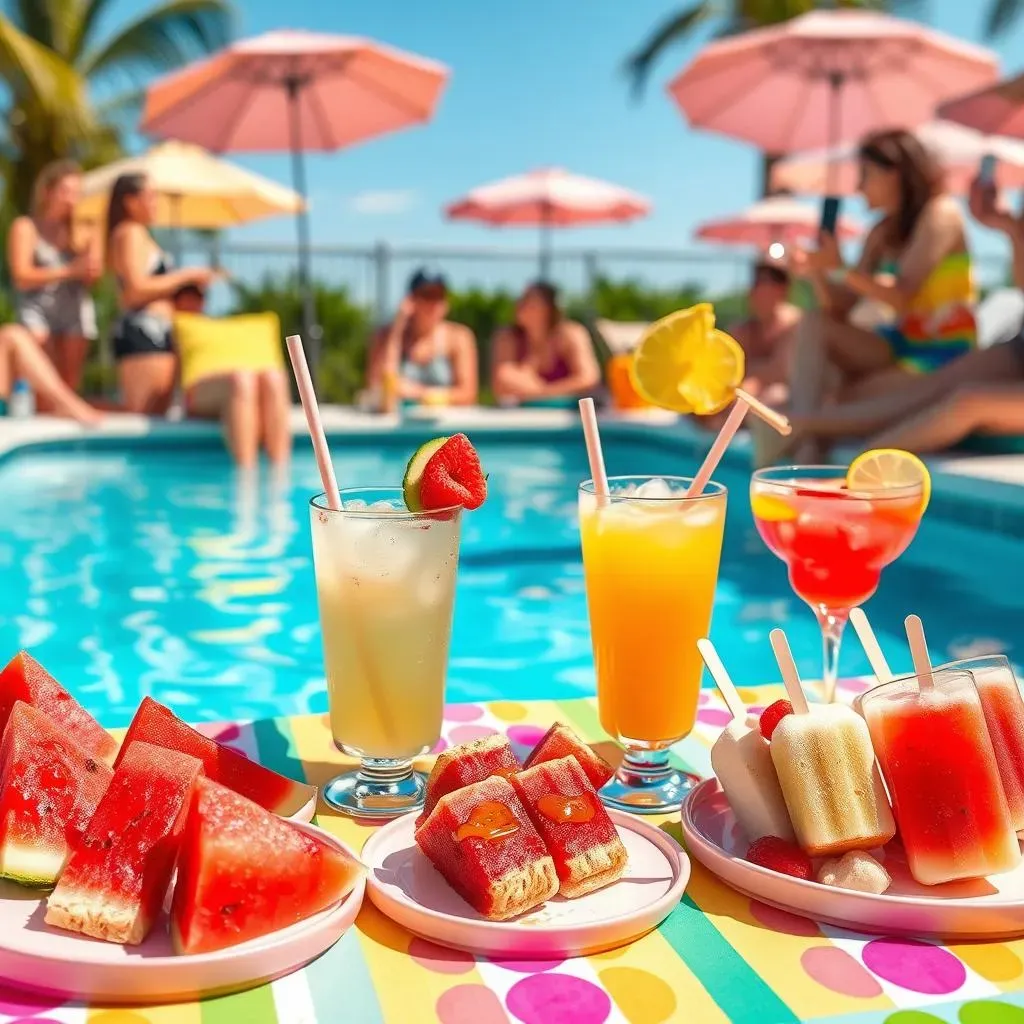 Sweet Treats and Refreshing Drinks for Your Pool Party