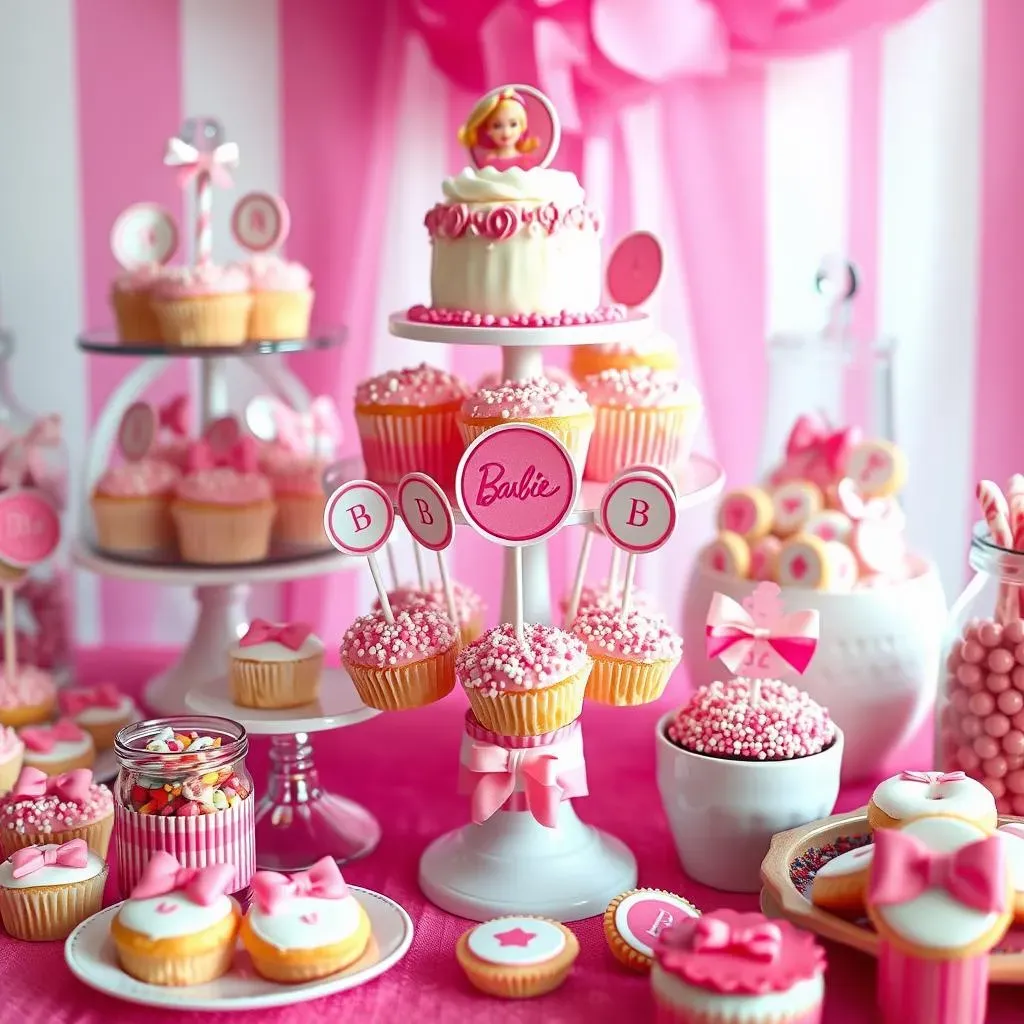 Sweet Treats for Your Barbie Candy Buffet