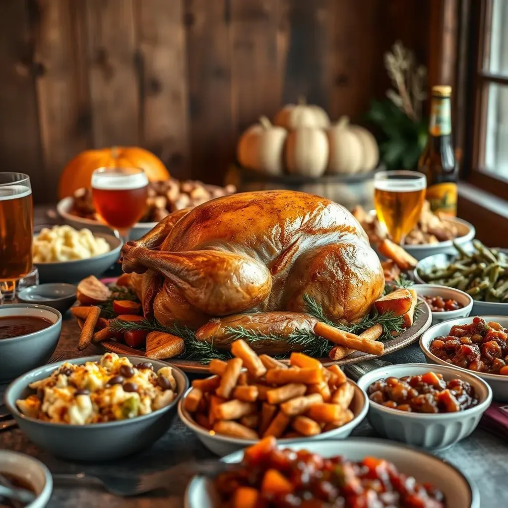 Thanksgiving Buffet Ideas with Craft Beverages:  Recipes & Menu Planning