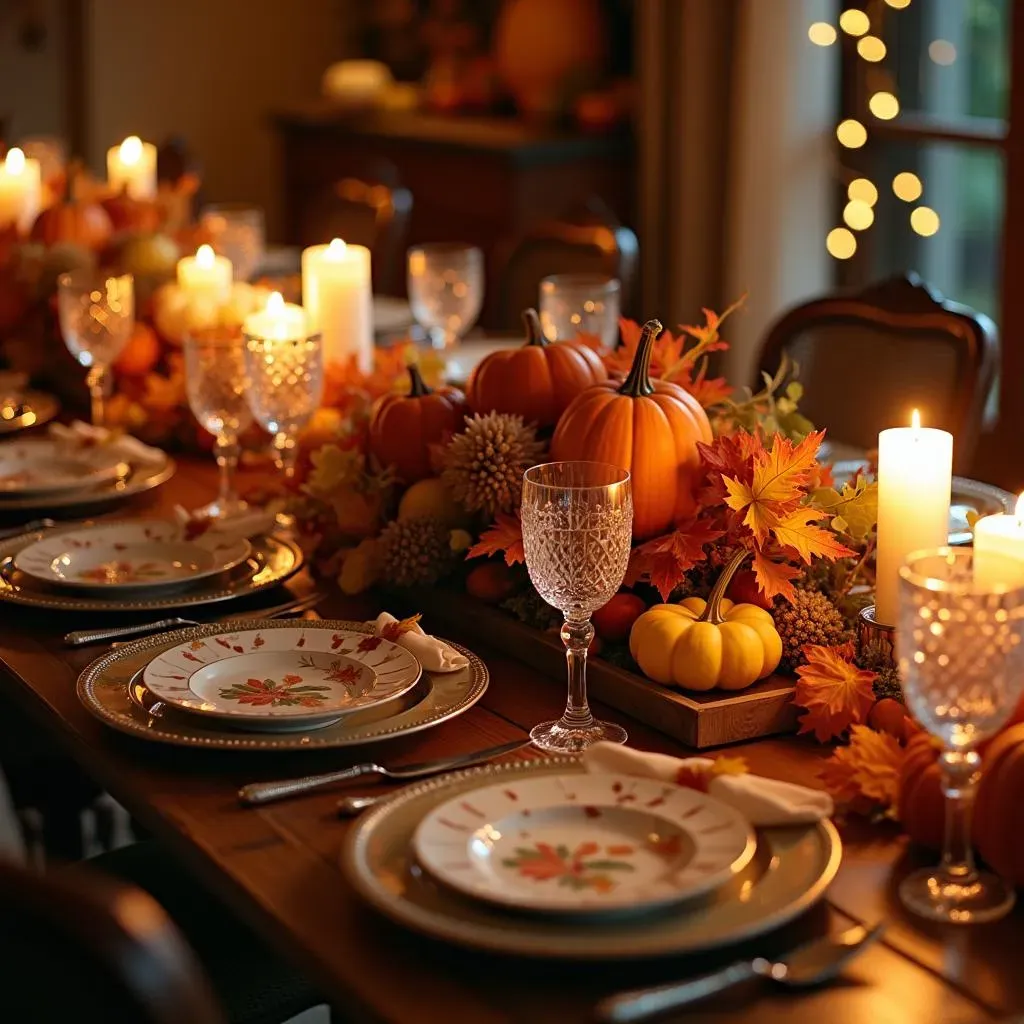 Thanksgiving Buffet Table Decorations: Creating a Festive Atmosphere