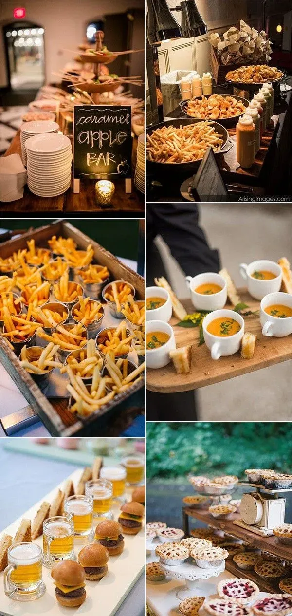 The Cozy Charm of Fall Wedding Buffets