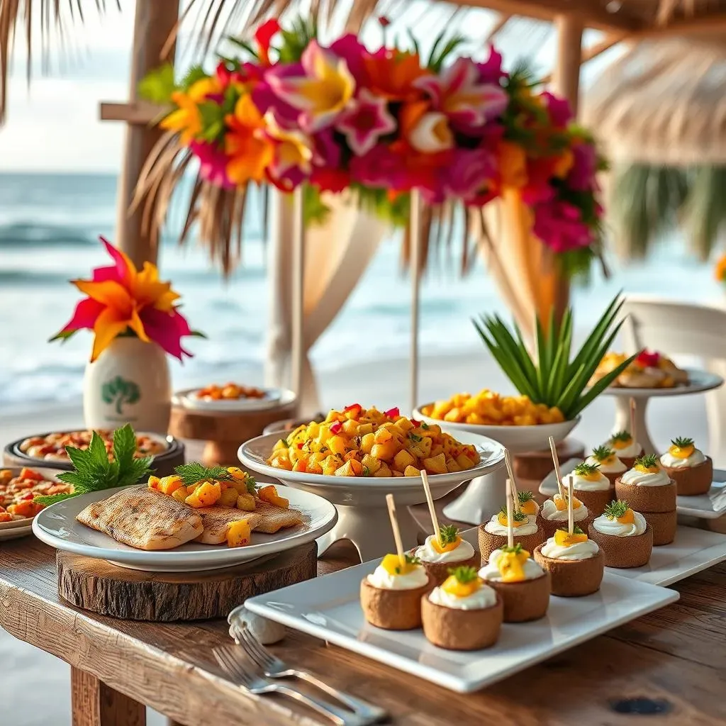 Themed Buffets & Unique Touches for Your Beach Wedding