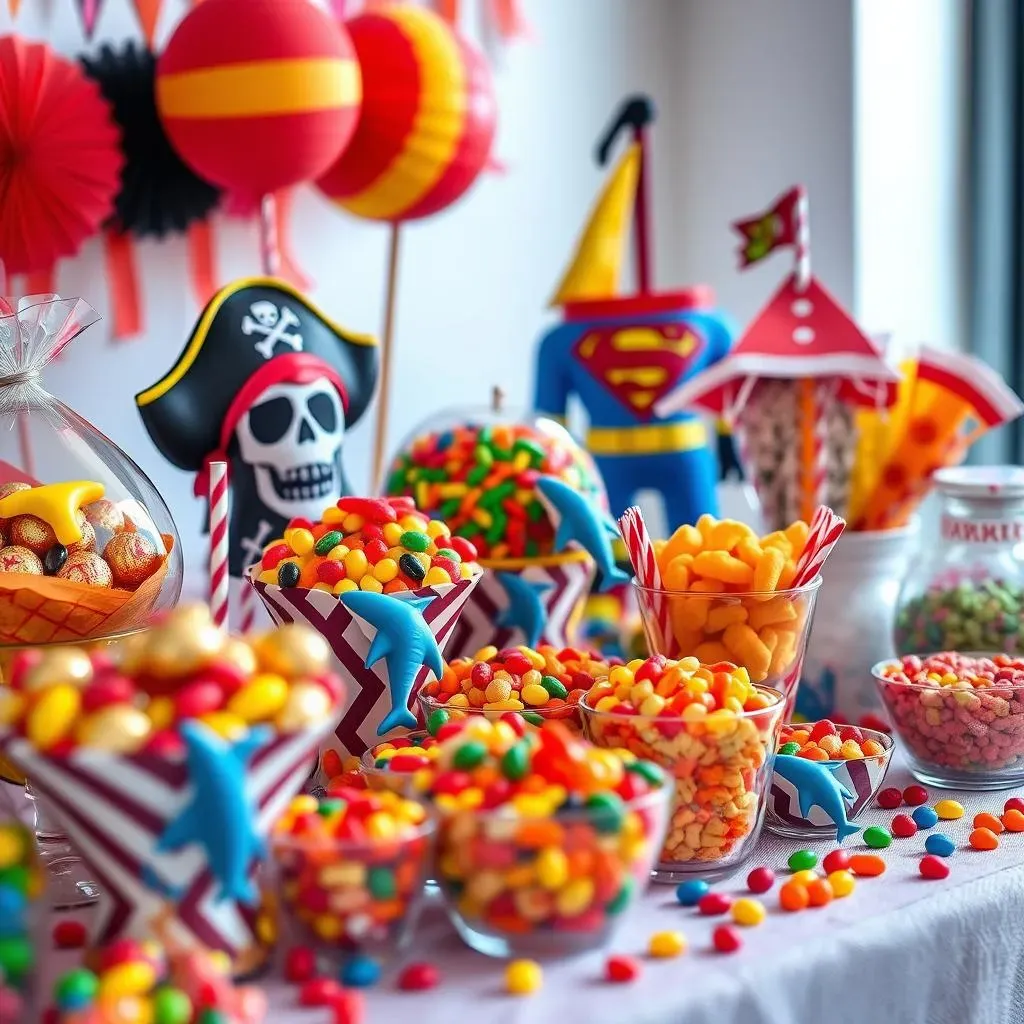 Themed Treats: Candy Buffet Ideas with Colored Sweets to Match Your Party Theme