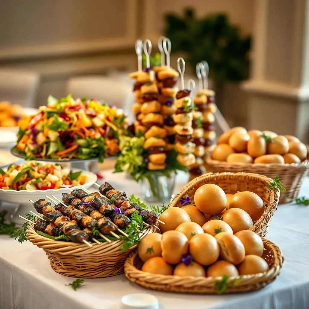 Turning Food into Art: Integrating Presentation into Your Wedding Buffet Decor
