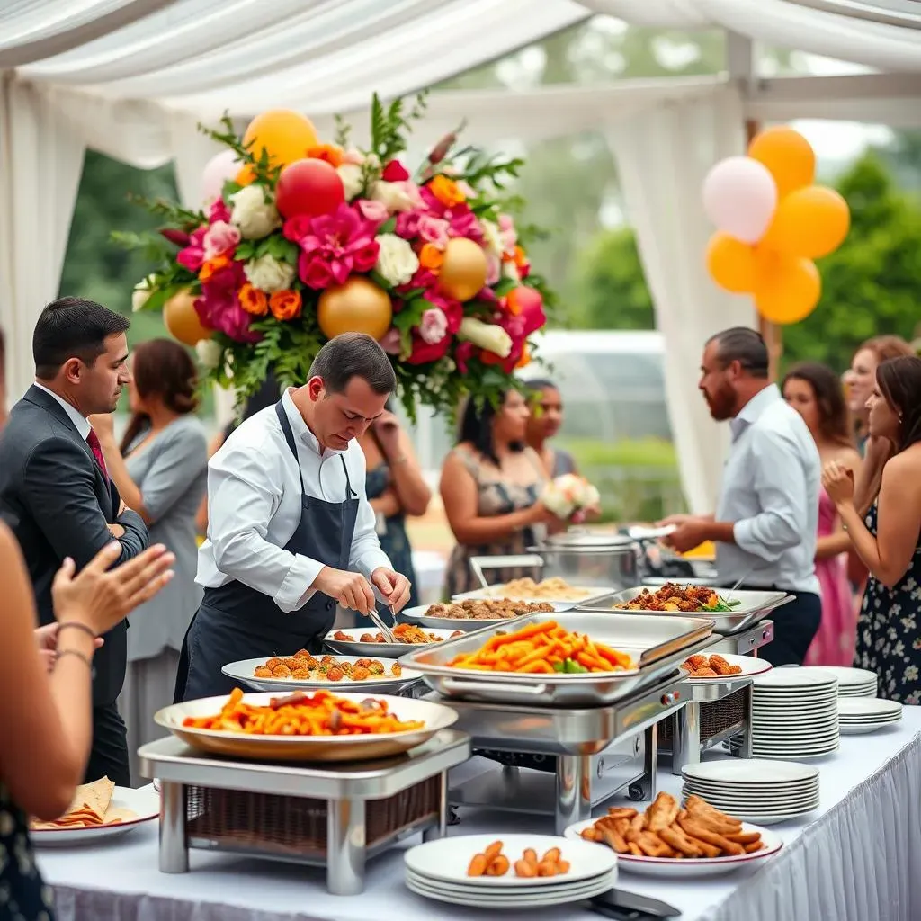 Wedding Buffet Ideas with Live Cooking Stations:  BudgetFriendly Options & DIY Ideas