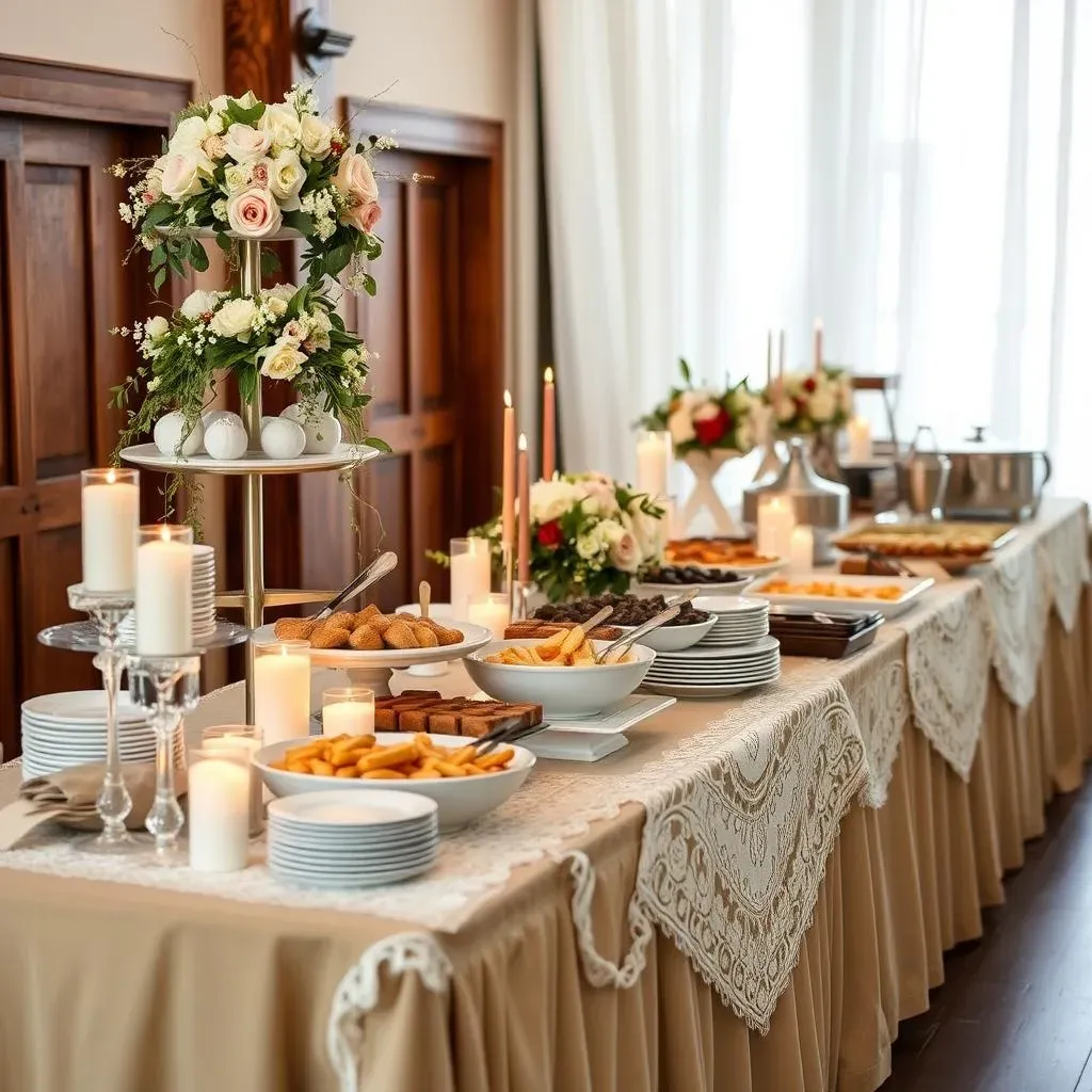 Killer wedding buffet table decor ideas tips