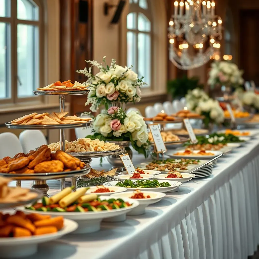 Impressive Wedding Buffet Table Ideas Your Guests Will Love