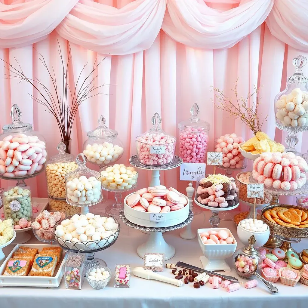 Brilliant wedding candy buffet ideas guests crave