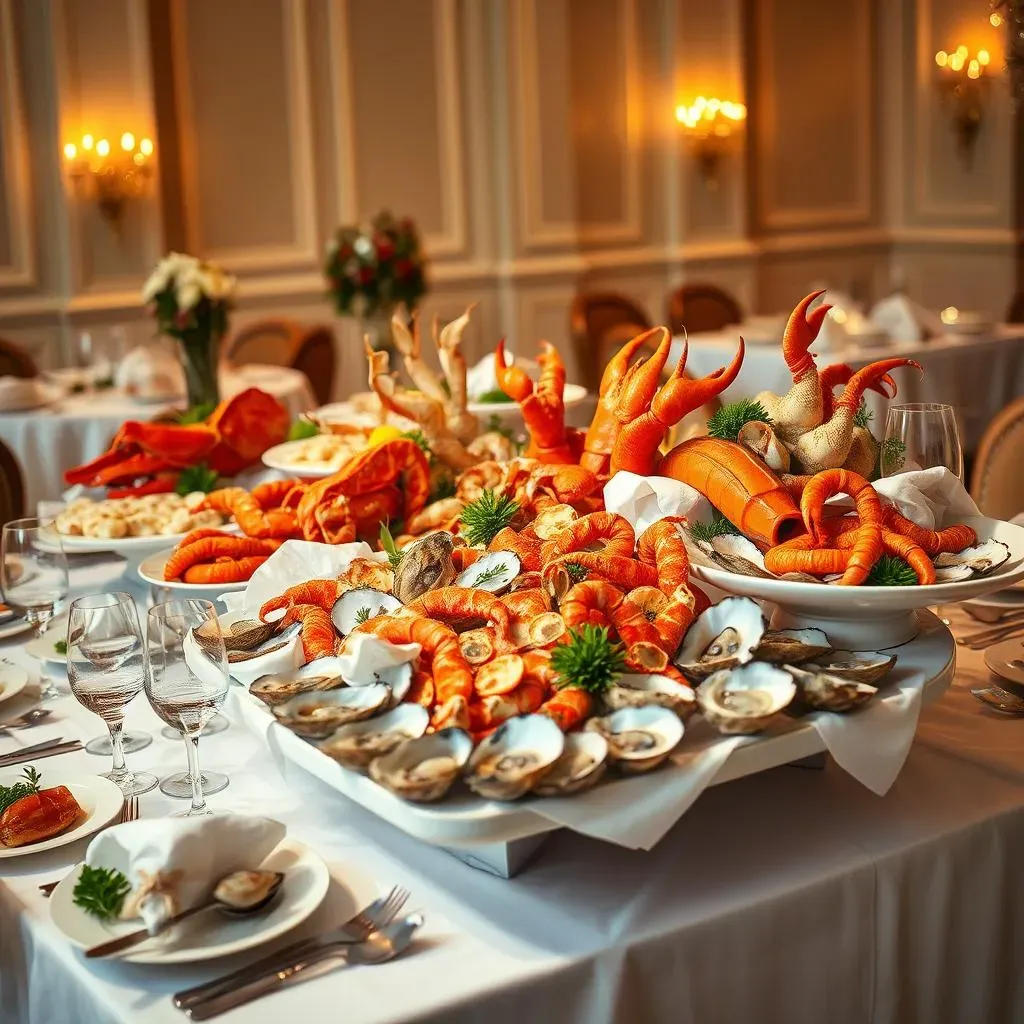 Impressive wedding seafood buffet ideas guests will love
