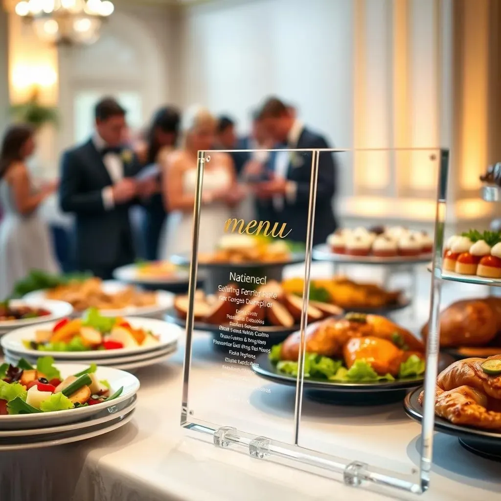 Where to Get Your Wedding Buffet Menu Sign Made
