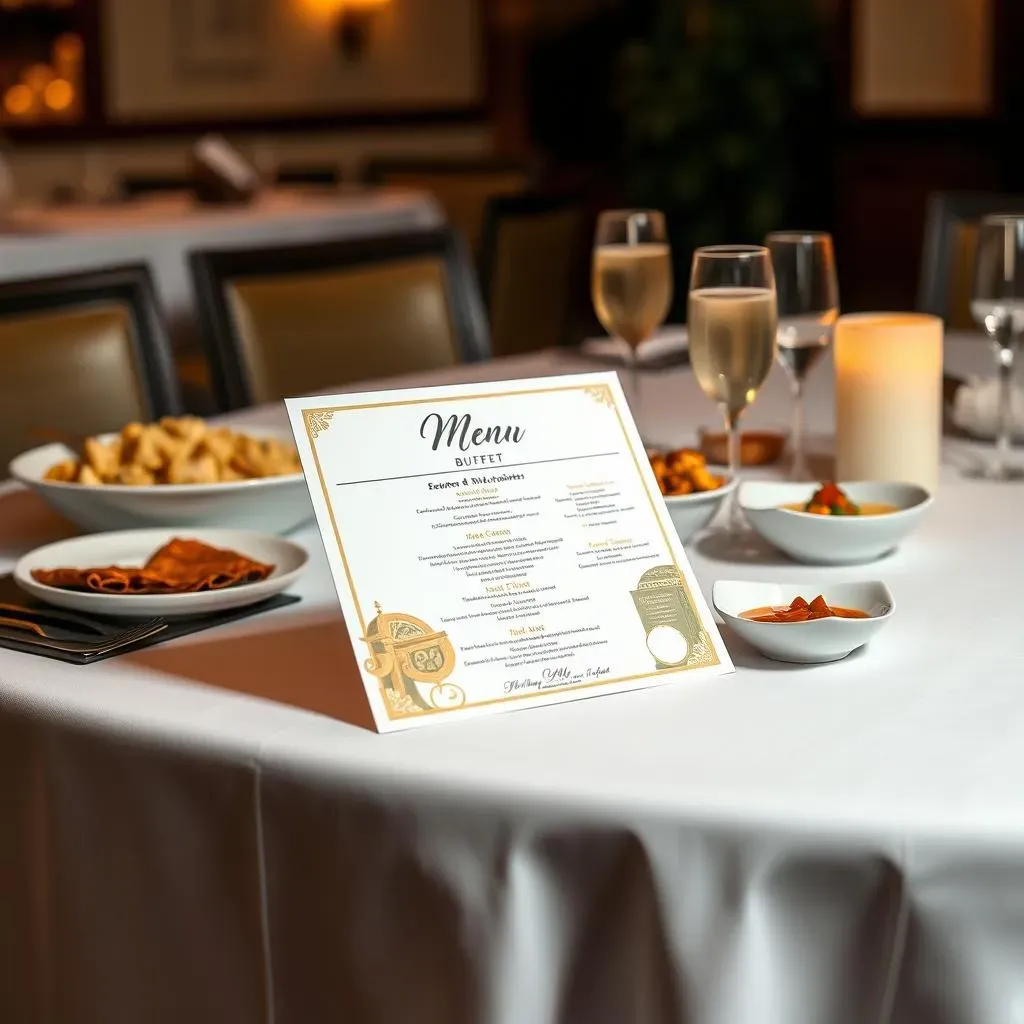 Why a Buffet Wedding Menu Card Template Makes Sense