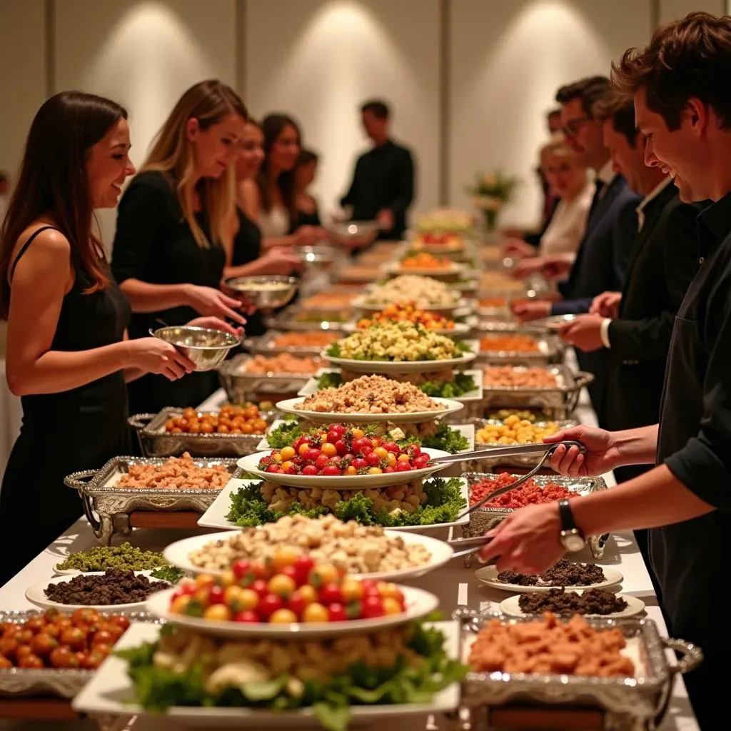 Why a Wedding Buffet Menu Can Work (and Isn't Tacky)