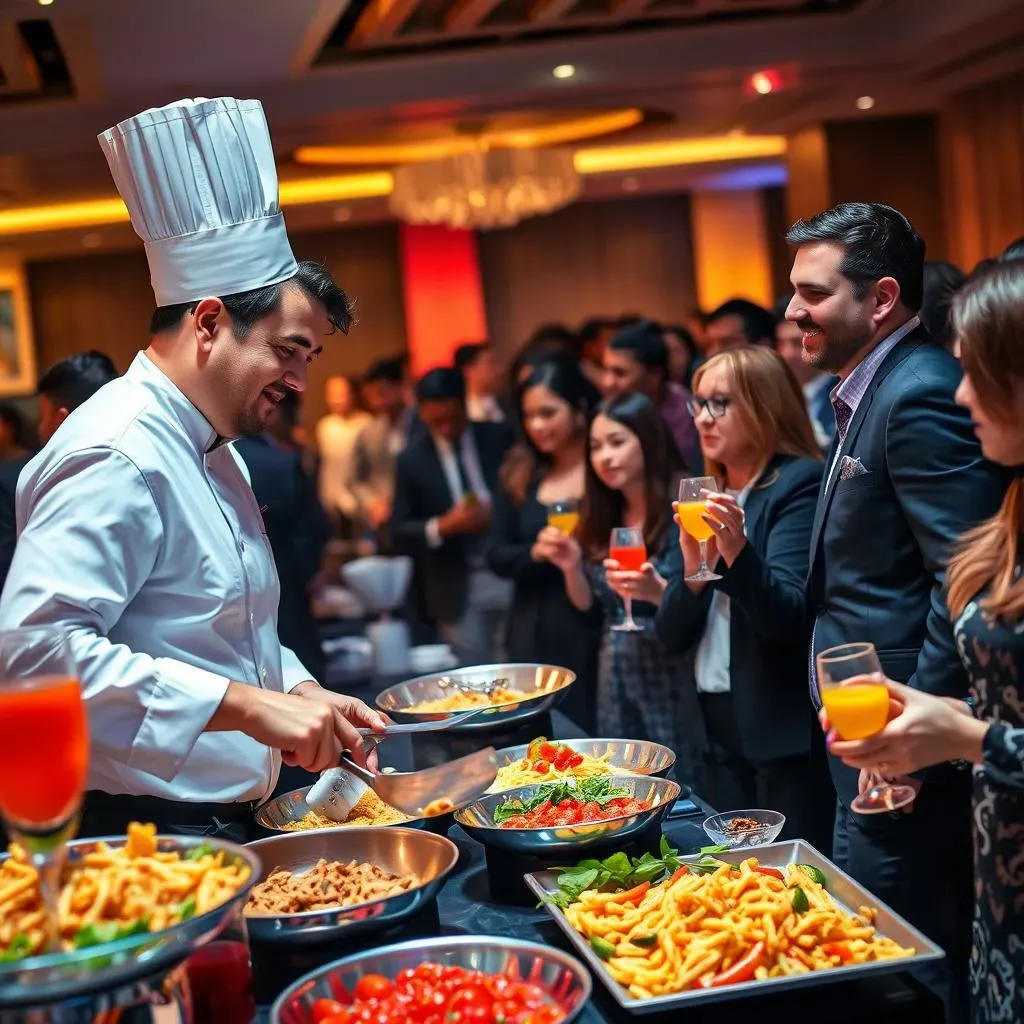 Why Choose a Corporate Buffet with Live Cooking?